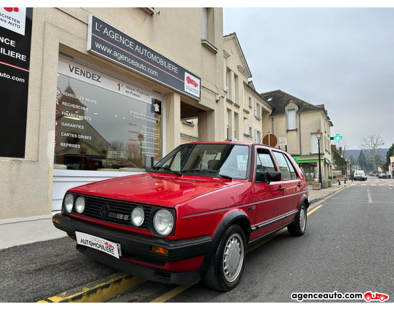 Acquisto Auto Usate, Auto Usate Economiche | Agenzia Automobiliare Volkswagen Golf 2 GTI 16S "1ERE MAIN" Rouge Anno 1987 Manuelle Essence